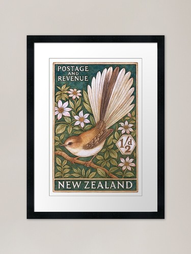 New zealand fantail - new,