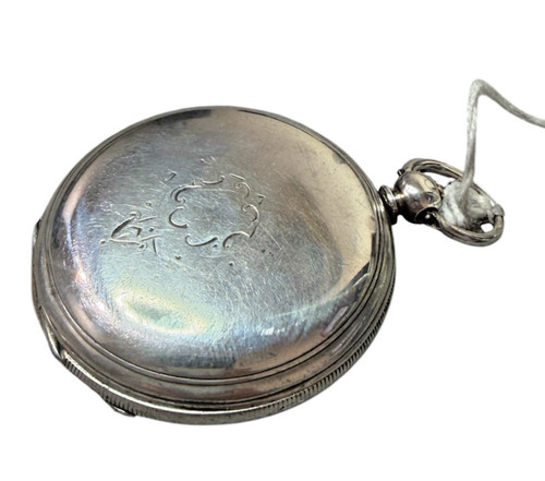 Working silver cased fusee - working,