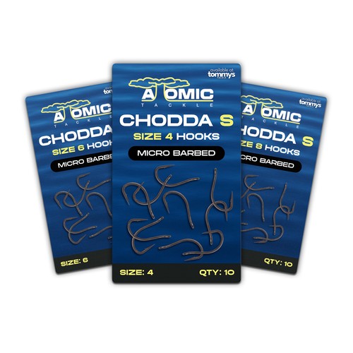 Atomic chodda hooks all - atomic, –