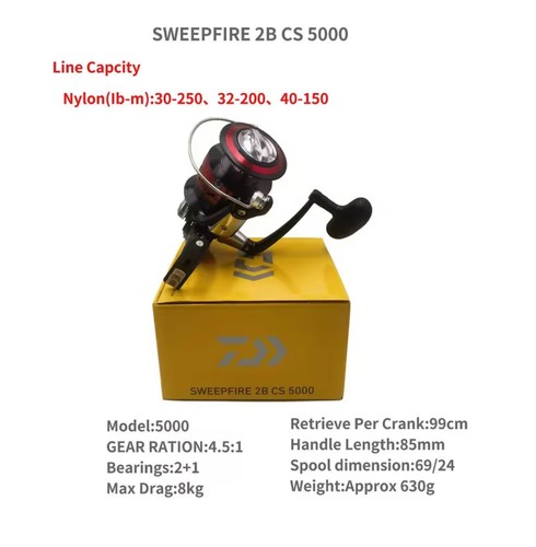 Daiwa sweepfire 5000 - 2b, cs