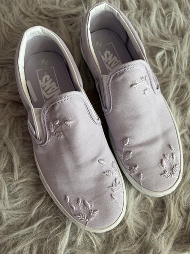 Vans lilac embroidery size 5 - size, 4.5