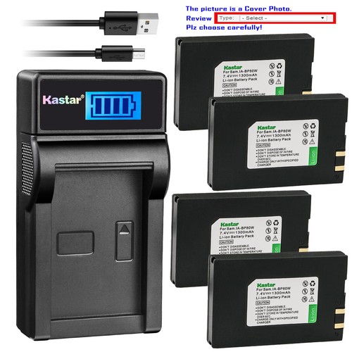 Kastar battery lcd - battery, usb
