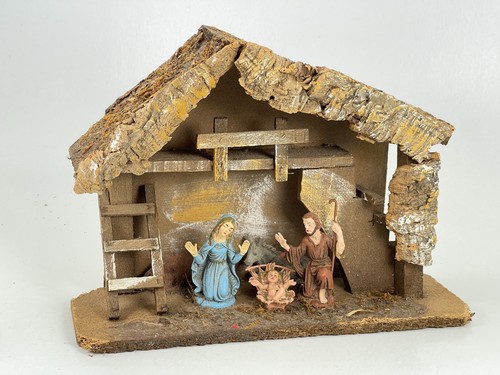 Vintage nativity set scene diy - nativity,