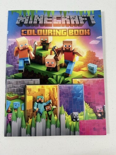 Minecraft colouring book - colouring,