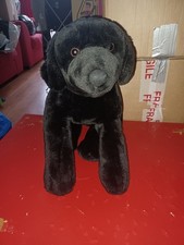 Animal Alley Toys R Us Black Labrador Super Soft Plush Teddy Toy Dog
