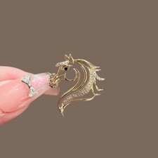 Versatile Hollow Horse Brooch