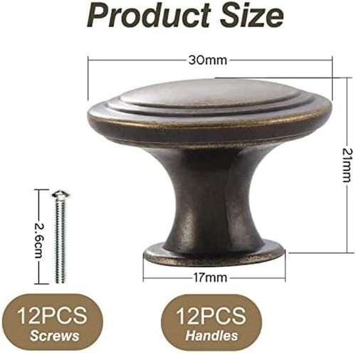 12pcs vintage cabinet knobs - vintage,