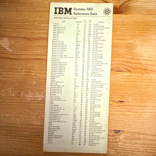 Ibm system 360 vintage - ibm, system/360