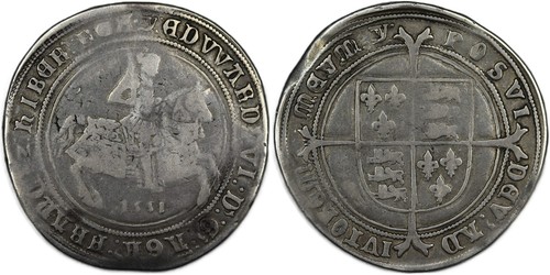 1551 edward silver crown - edward,