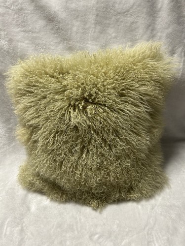 Green west elm mongolian fur - elm,