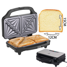 SUPERLEX Deep Fill Toastie Maker 1000W Fit LARGE Toasty 2 Slice Sandwich Toaster