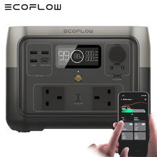 ECOFLOW River 2 Max 512Wh Power Station AC 230V Portable Outdoor Solar Generator