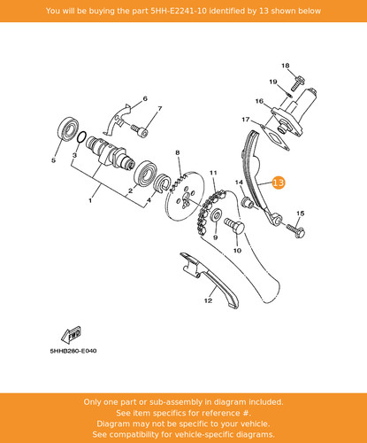 Yamaha guide stopper 2 - stopper,