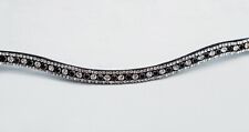 BLING DIAMANTE SPARKLY SINGLE 3 ROW CRYSTAL U SHAPE BROWBAND, RED,PINK, GOLD, BK