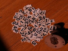 Plato Flip Clock Numbers