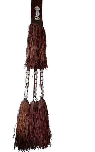 Tuareg leather cowrie - leather,