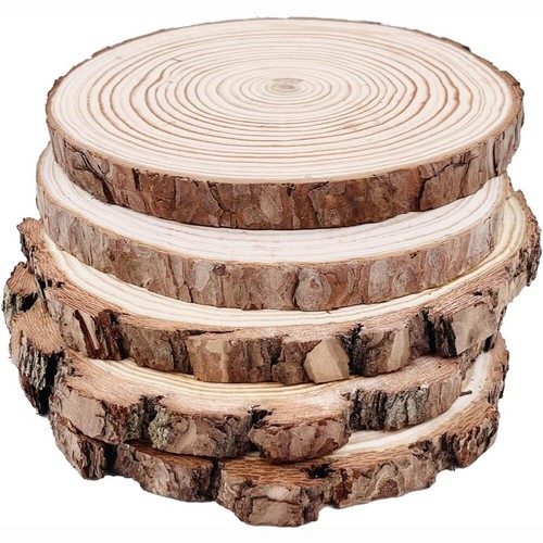 5pcs wood slices for crafts - slices,