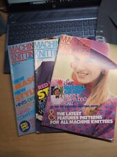 3:Knitting Machine Monthly Magazines including Oct 87