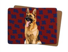 German Shepherd Table Mat | Leslie Gerry, Placemat, German Shepherd Lover