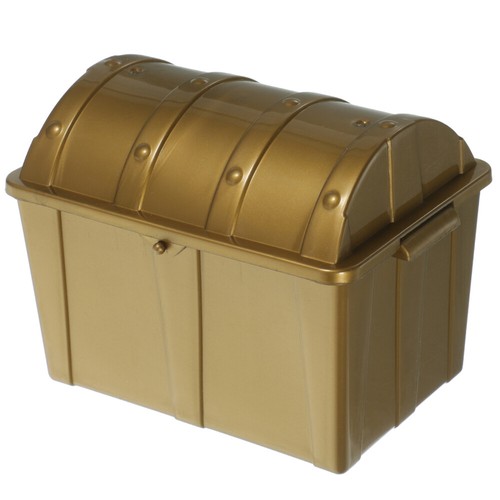Plastic treasure chest pirate - chest,