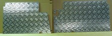 LAND ROVER SERIES 2/2A & 3 CHEQUER PLATE FLOOR PANELS - A PAIR