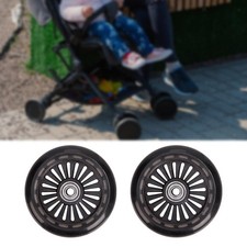 2x Baby Stroller Front Wheels