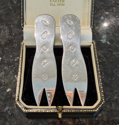 Pair solid sterling silver - pair,
