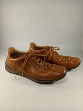 Prada Tan Leather Flat Lace-up