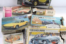 Vintage Model Kits Airfix Revell Cars Porsche Ford Capri Spares Parts Joblot
