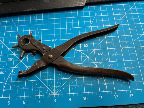 Vintage leather punch - vintage,