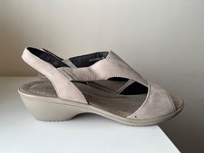 Pavers Sandals Size UK 6 Beige