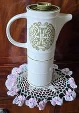 Celtic Porcelain Coffee Pot Arklow Tree Of Life  1960's Pottery (B9)