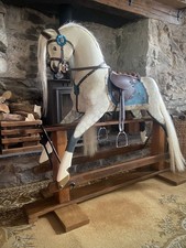‘Megan’ - A Beautiful Collinson Wooden Rocking Horse, Medium, Fully Restored