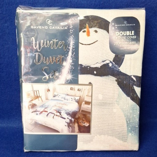 Christmas snowman duvet - snowman, cover
