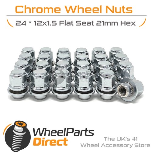 Wheel nuts 12x1 chrome - 12x1.5,
