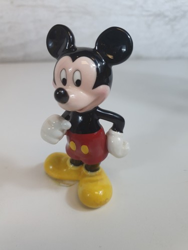 Vintage glazed ceramic mickey - vintage,