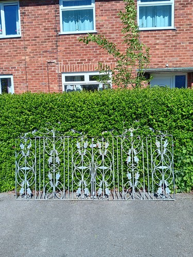 Wrought iron gates - iron,