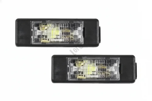 License plate lamp both - , sides