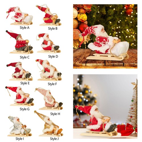 Santa claus skiing figure - claus,