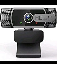 Webcam for PC with Microphone 1080P FHD Webcam with Privacy Cover Webcam W6