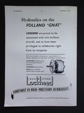 Original 1957 Advert Lockheed