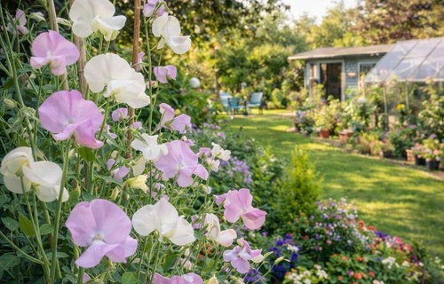 Sweet pea seedling young - sweet,