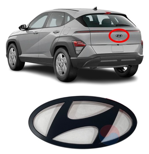 Genuine oem black - rear, emblem