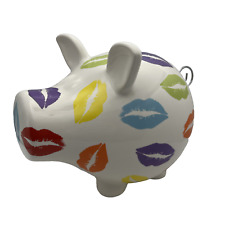 Salt & Pepper Vintage Piggy Bank Money Box Rare Collectable Gift lips 20cm high