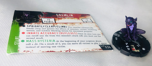 Horrorclix gremlin 034 - #034, silver