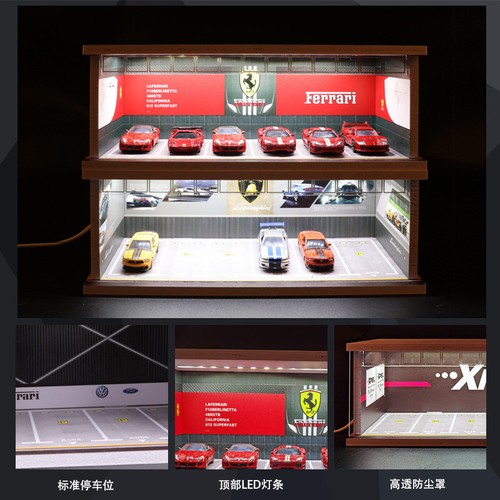 Diorama car garage model - car,