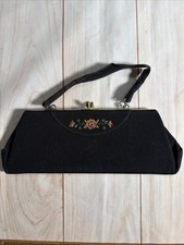 1940 vintage black fabric - black,