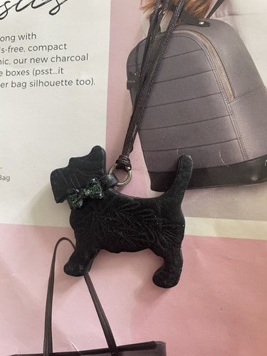 Radley black leather dog - black,