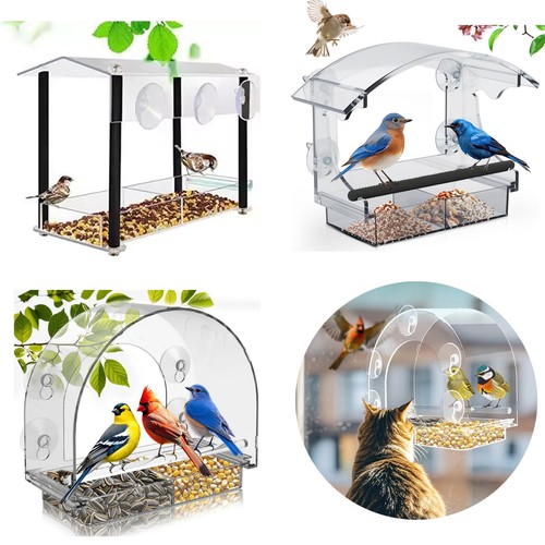 Anseom window bird feeder - window,