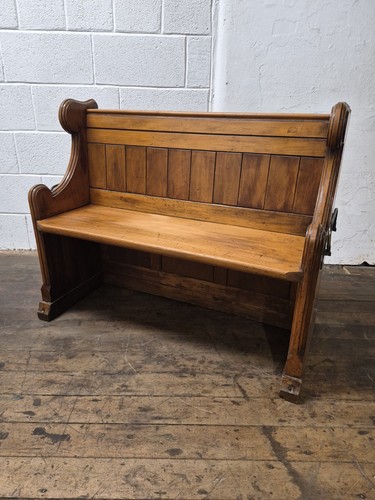 Antique church pew - antique,